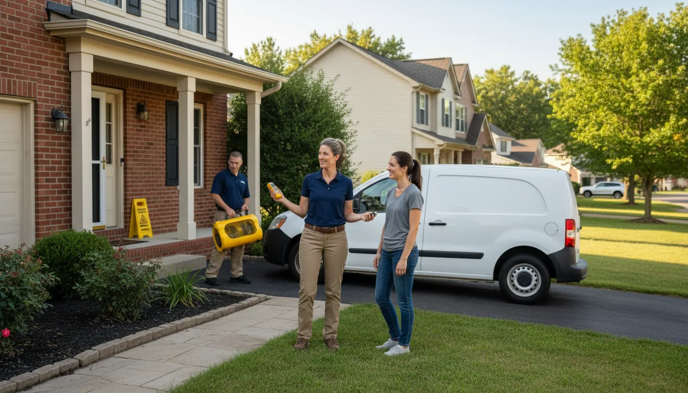 Water restoration image for Home Water Damage Repair in Wingina, VA